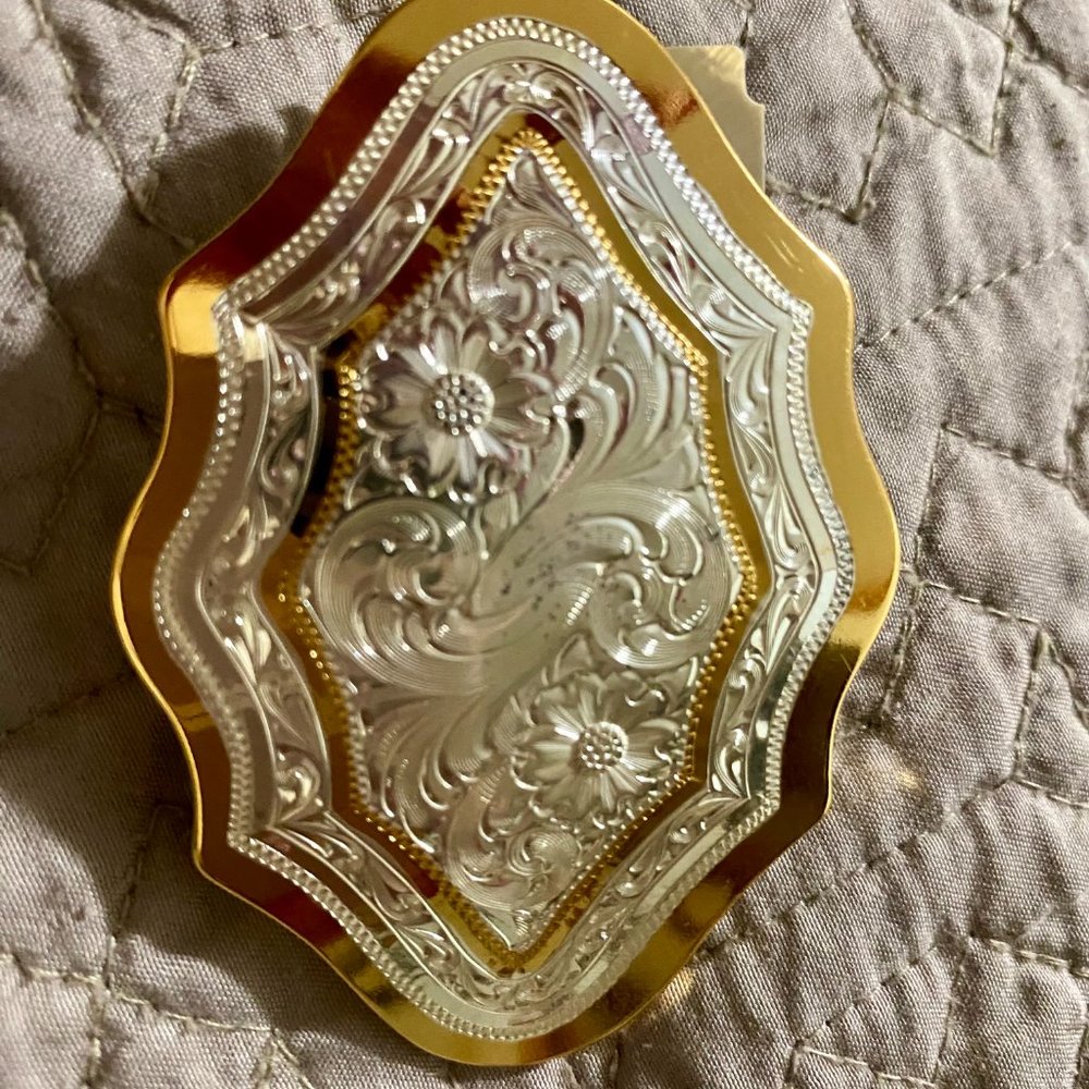 Silver Belt Buckle